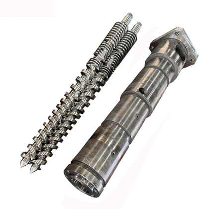 American Maplan DSK62 conical twin screws and barrel