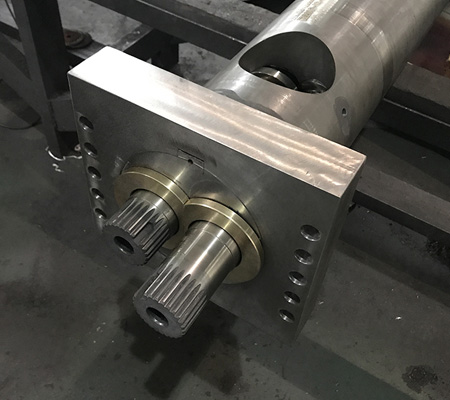 WEBER DS8.5 twin screws and barrel