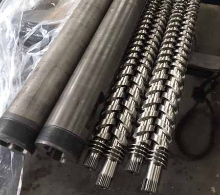 WEBER DS8.8 twin screws and barrels