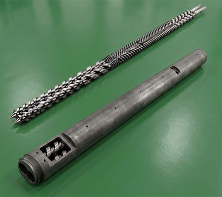 Battenfeld BEX 2-107-25V twin screws and barrels