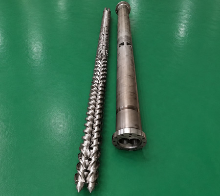 Battenfeld BEX 2-65-22V twin screws and barrels