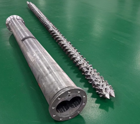 Krauss Maffei KMD133-26 twin screws and barrels